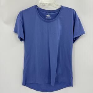 REI CO-OP Womens Short Sleeve Shirt Size M Quick Dry Crew Neck Stretch